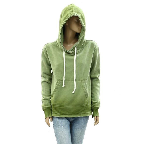 Free People We The Free Zuma Hooded Sweatshirt Top Oversized Ombre XS - Picture 4 of 10